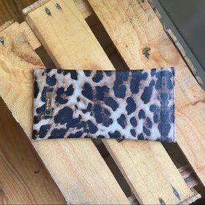 Aldo Leopard Print Eyeglass Case